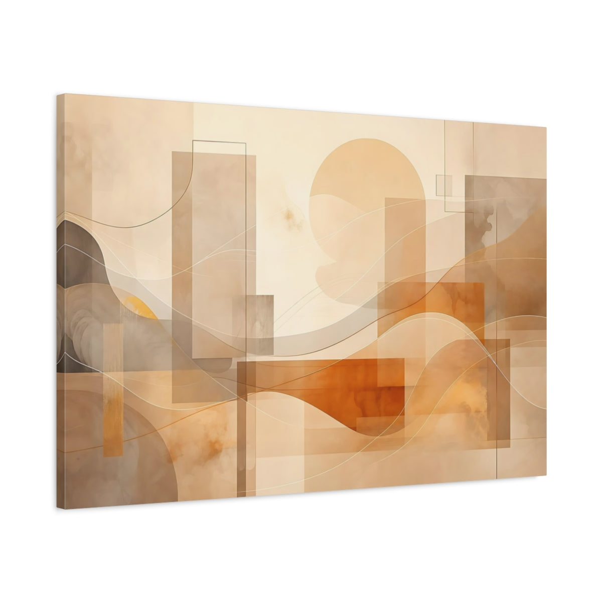 Main Mockup. Abstract Abstract Forms Abstract Geometric shown as stretched canvas wall art