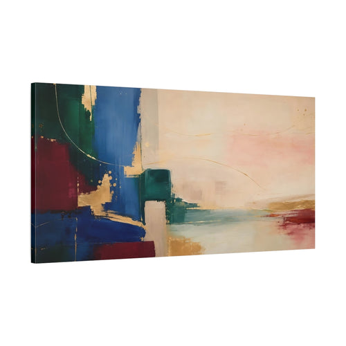 Main Mockup. Abstract Abstract Forms Abstract Gold shown as stretched canvas wall art