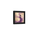Side Mockup 24. Abstract Dancer Purple And Gold shown as stretched canvas wall art