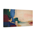 Side Mockup 3. Abstract Abstract Forms Abstract Gold shown as stretched canvas wall art