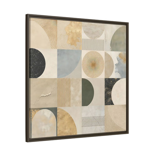 Main Mockup. Abstract Geometric Shapes Geometric Pattern shown as stretched canvas wall art