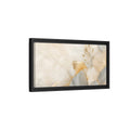 Side Mockup 8. Abstract Gold Foliage Neutral Gold shown as stretched canvas wall art