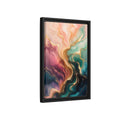 Side Mockup 6. Abstract Marble Pattern Abstract Marble shown as stretched canvas wall art