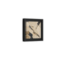 Side Mockup 24. Abstract Stairs Beige And Black shown as stretched canvas wall art