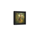 Side Mockup 24. Animals Giraffe Giraffe Safari shown as stretched canvas wall art