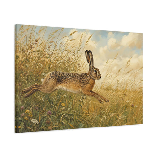 Main Mockup. Animals Hare Brown Hare shown as canvas print