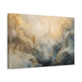 Side Mockup 4. Fairytale Fantasy Tower Abstract Gold Mountain shown as stretched canvas wall art