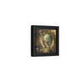 Side Mockup 24. Floral Rose Archway Romantic Garden shown as stretched canvas wall art