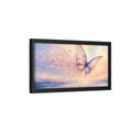Side Mockup 8. Nature Butterfly Butterfly Pastel shown as stretched canvas wall art