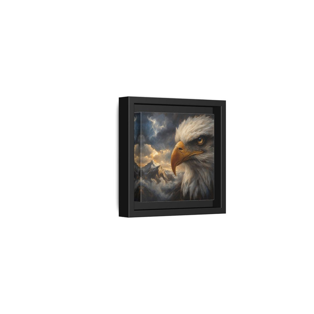 Side Mockup 24. Nature Eagle Majestic Eagle shown as stretched canvas wall art