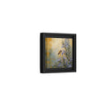 Side Mockup 24. Nature Honey Bee Blue Gold Bee shown as stretched canvas wall art