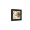 Side Mockup 24. Nature Lavender Bouquet Purple Green Bouquet shown as stretched canvas wall art