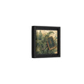 Side Mockup 24. Nature Old Book Green Book shown as stretched canvas wall art
