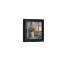 Side Mockup 24. Nature Wildflowers Floral Sunset shown as stretched canvas wall art